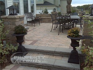 Elevated Stone Patio Steps 2